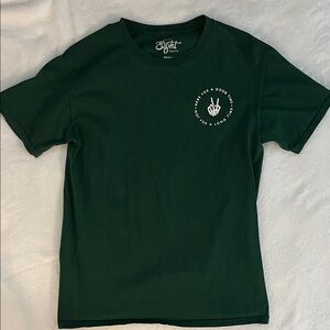 Dark Green Graphic T-Shirt